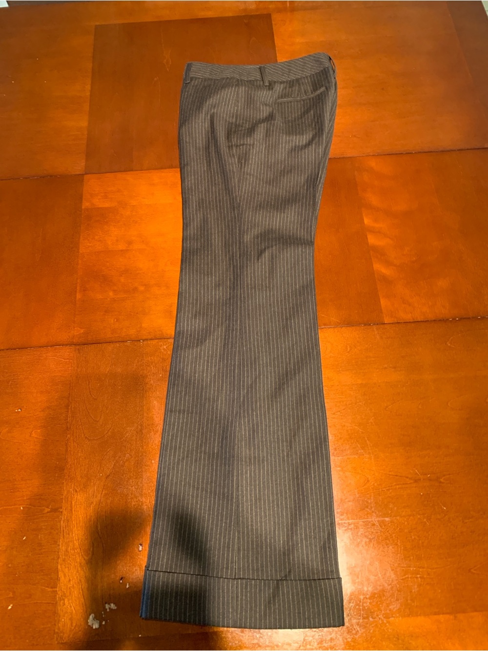 Banana Republic womens Pinstripe Dress Pants - Dark Gray
